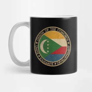 Vintage Union of the Comoros Africa African Flag Mug